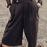 SHORTS FEMME STELLA RISTRETTO MARRON MARRON