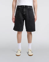 SHORTS HOMME WORKER SHORT BLACK MATT WASH BLACK MATT WASH