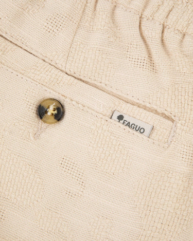 SHORTS HOMME CHEVRE ECRU ECRU