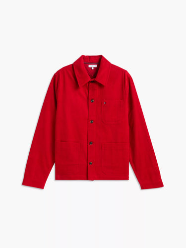 SURCHEMISE HOMME CORDUROY CHORE ROUGE ROUGE