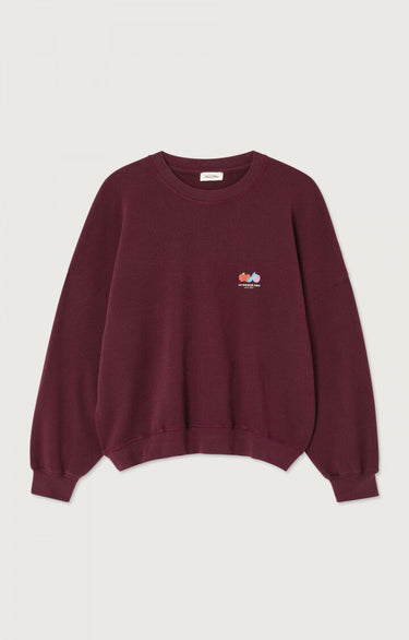 SWEAT FEMME ATUBAY LIE DE VIN LIE DE VIN