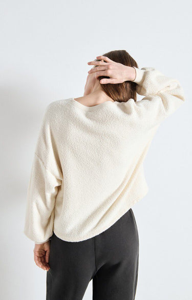 SWEAT FEMME BOBYPARK ECRU ECRU