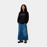 SWEAT FEMME CARHARTT NOIR NOIR
