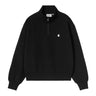 SWEAT FEMME CASEY HIGH NECK NOIR NOIR