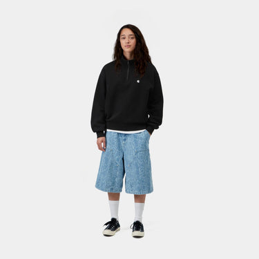 SWEAT FEMME CASEY HIGH NECK NOIR NOIR