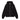 SWEAT FEMME W' HOODED HEART II NOIR NOIR
