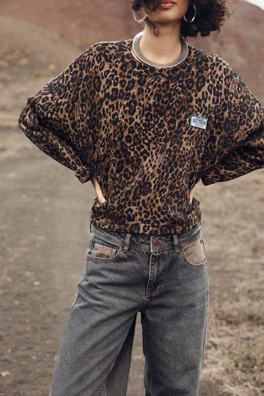 SWEAT FEMME SHIVANI ROAR MARRON MARRON