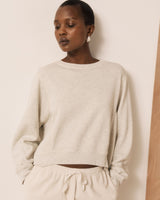 Sweat Hartford Tarota col rond écru – vue 3