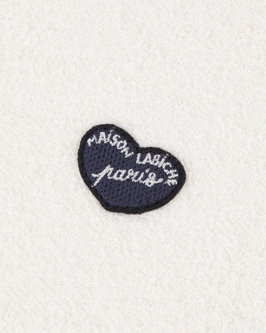 SWEAT FEMME PATCH COEUR IVOIRE IVOIRE