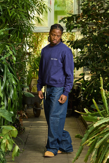 SWEAT HOMME BLOSSOMS BLEU BLEU