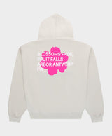 SWEAT HOMME PINK BLOSSOMS HOODED BEIGE BEIGE