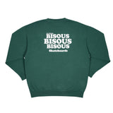 SWEAT HOMME CREWNECK GREASE VERT FONCE VERT FONCE