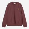 SWEAT HOMME AMERICAN SCRIPT BORDEAUX BORDEAUX