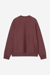 SWEAT HOMME AMERICAN SCRIPT BORDEAUX BORDEAUX