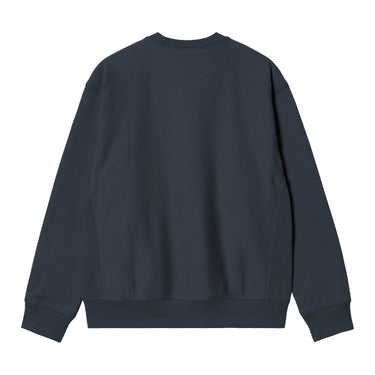 SWEAT HOMME AMERICAN SCRIPT MARINE MARINE