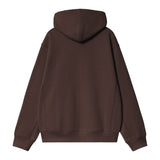 SWEAT HOMME AMERICAN SCRIPT MARRON MARRON