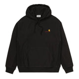 SWEAT HOMME AMERICAN SCRIPT NOIR NOIR