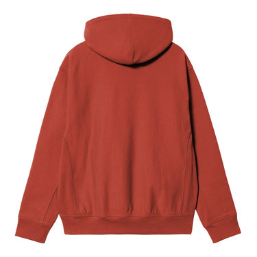 SWEAT HOMME AMERICAN SCRIPT ROUGE ROUGE