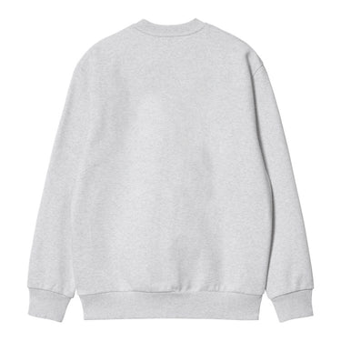 SWEAT HOMME CARHARTT GRIS CLAIR GRIS CLAIR