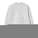 SWEAT HOMME CARHARTT GRIS CLAIR GRIS CLAIR