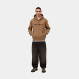 SWEAT HOMME CARHARTT MARRON MARRON