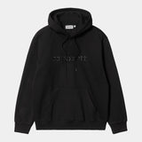 SWEAT HOMME HOODED CARHARTT NOIR NOIR