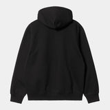 SWEAT HOMME HOODED CARHARTT NOIR NOIR