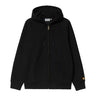 SWEAT HOMME HOODED CHASE NOIR NOIR