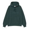 SWEAT HOMME HOODED RAY VERT FONCE VERT FONCE