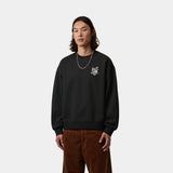 SWEAT HOMME HOURGLASS NOIR NOIR