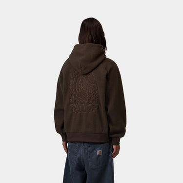 SWEAT HOMME LIMN C FLEECE MARRON MARRON