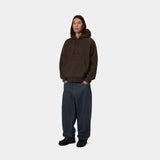 SWEAT HOMME LIMN C FLEECE MARRON MARRON