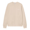 SWEAT HOMME SCRIPT EMBROIDERY BEIGE BEIGE