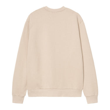 SWEAT HOMME SCRIPT EMBROIDERY BEIGE BEIGE