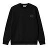SWEAT HOMME SCRIPT EMBROIDERY NOIR NOIR