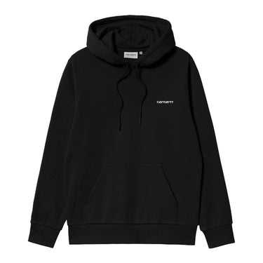 SWEAT HOMME SCRIPT EMBROIDERY NOIR NOIR