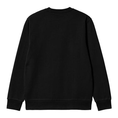 SWEAT HOMME SCRIPT EMBROIDERY NOIR NOIR