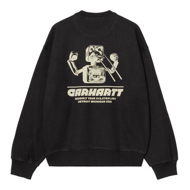 SWEAT HOMME WIPTOPIA NOIR NOIR