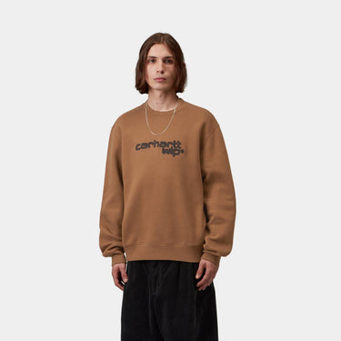 SWEAT HOMME WIRELESS MARRON MARRON