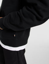 SWEAT HOMME LOOSE WAVE NOIR NOIR