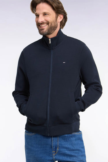 SWEAT HOMME ZIPPÉ MARINE MARINE