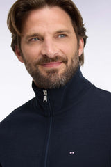 SWEAT HOMME ZIPPÉ MARINE MARINE