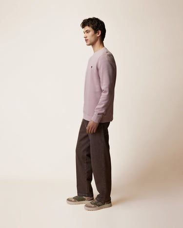 SWEAT HOMME DONZY KNIT MAUVE MAUVE