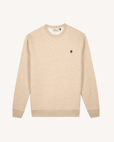 SWEAT HOMME DONZY KNIT SABLE CHINE SABLE CHINE