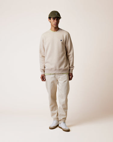 SWEAT HOMME DONZY KNIT SABLE CHINE SABLE CHINE