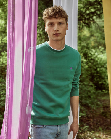 SWEAT HOMME DONZY VERT VERT