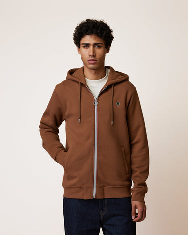 SWEAT HOMME MESNIL KNIT COGNAC COGNAC