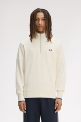 SWEAT HOMME HALF ZIP ECRU 94B ECRU 94B