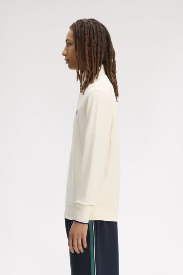 SWEAT HOMME HALF ZIP ECRU 94B ECRU 94B