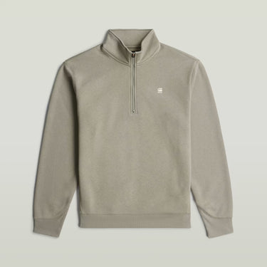 SWEAT HOMME PREMIUM CORE HALF ZIP SW L/S BEIGE BEIGE